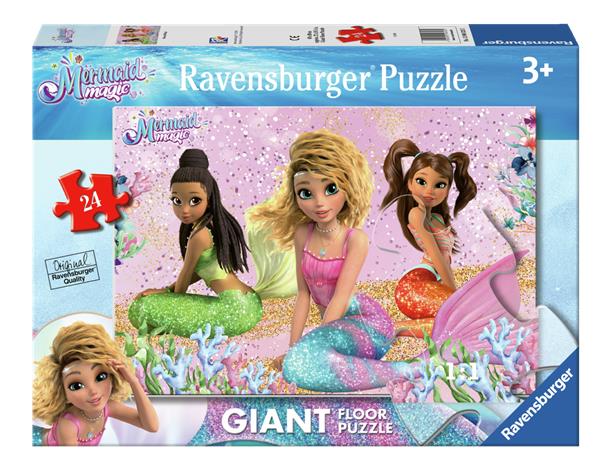 Mermaid Magic Giant Lattiapalapeli 24 palaa Ravensburger