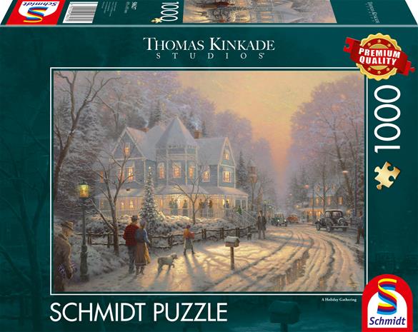 A Holiday Gathering Christmas Palapeli 1000 Palaa Schmidt