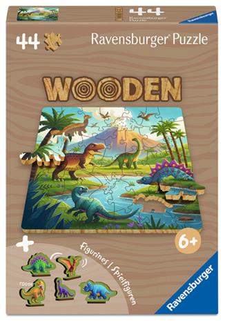 Ravensburger Dinosaurs, 44pc Wooden Puzzle