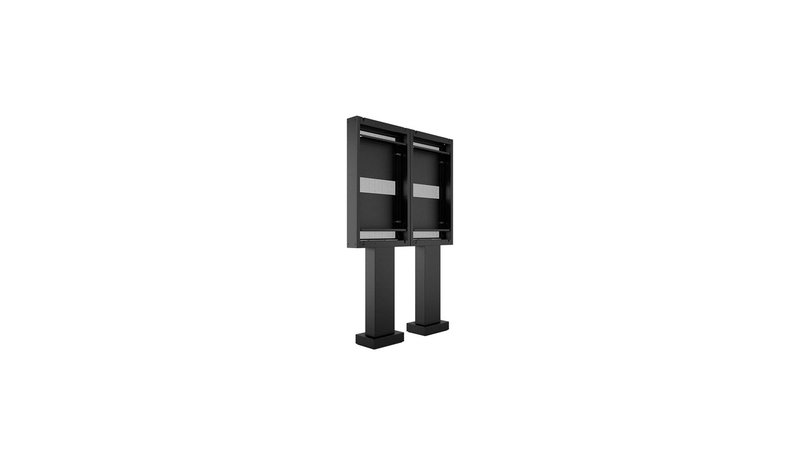 Multibrackets M mounting kit - for 2 LCD displays - black - Max - recommended for 55"