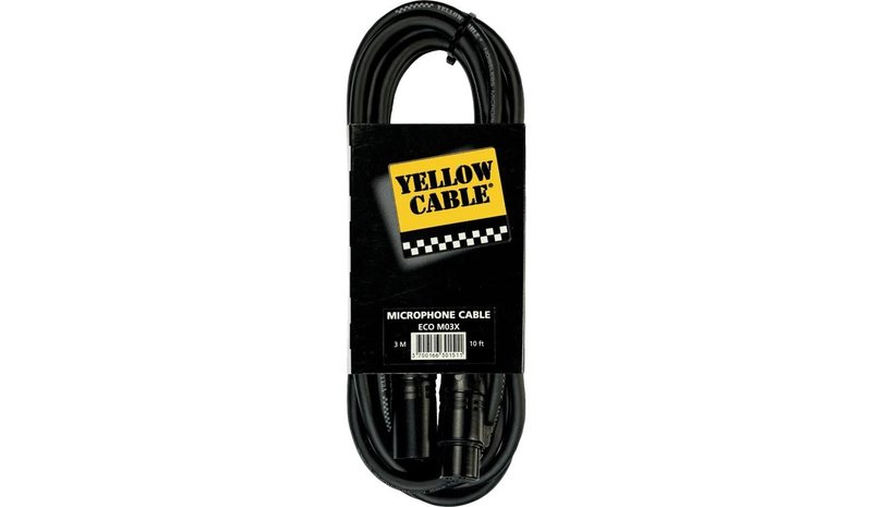 Yellow Cable M03X - XLR/XLR 3m. – kuva 1/1