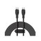 Baseus Pudding Series USB-C Cable - USB-C 100W 1.2m - Black – kuva 1