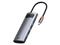 5-in-1 monitoiminen USB-C HUB, harmaa – kuva 3