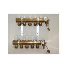 Pettinaroli Manifold system 1x3/4 in- and outlet incl brackets 20 mm fittings and end pieces 5 outlets