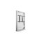 Multibrackets M Pro Series enclosure - for flat panel - totem Customized B2B Floorbase - white - Max 50 kg - recommended for 75" – kuva 1