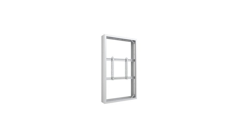 Multibrackets M Pro Series enclosure - medium - for LCD display - b2b - white - Max 50 kg - recommended for 65" – kuva 1/1