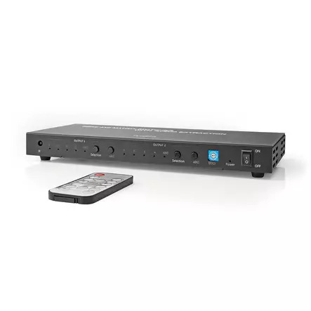 Nedis - video/audio switch - 4 x 2