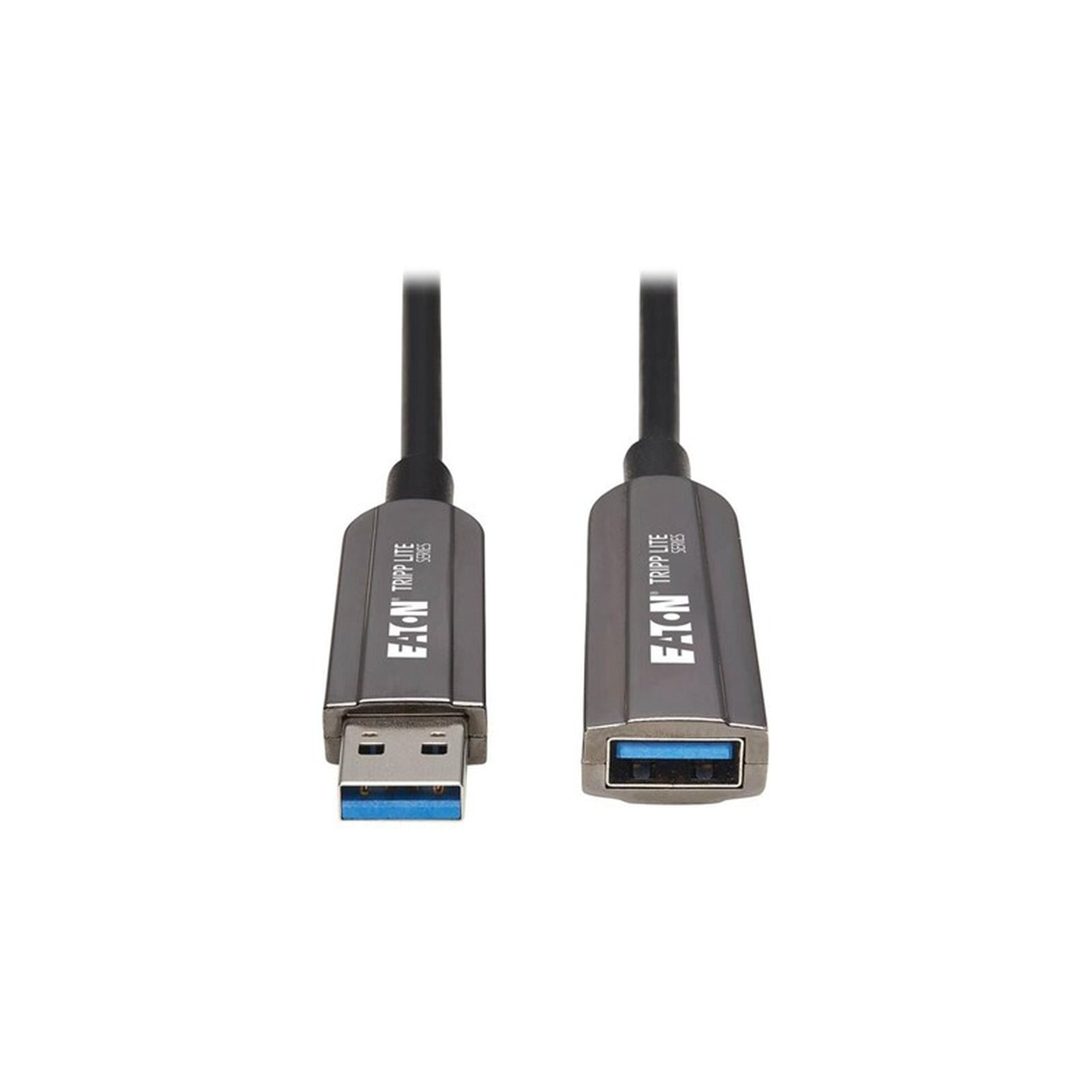 Tripp Lite Eaton Series USB-A 3.2 Gen 1 CL3-Rated Fiber Active Optical Cable (AOC) - Extension/Repeater A/A M/F Black 10 m