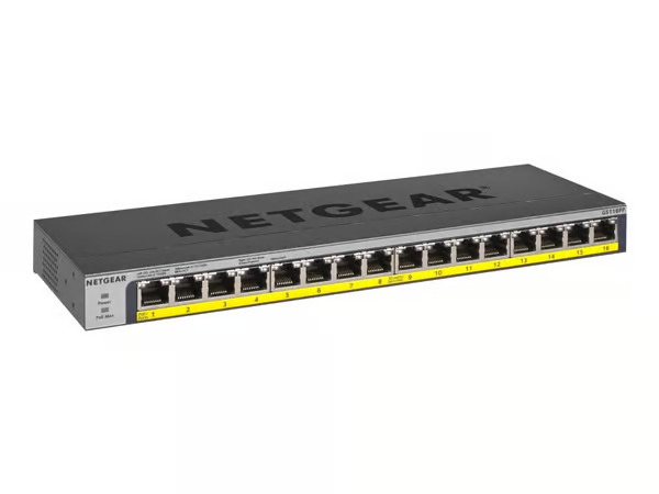 NETGEAR GS116PP-100EUS, kytkin