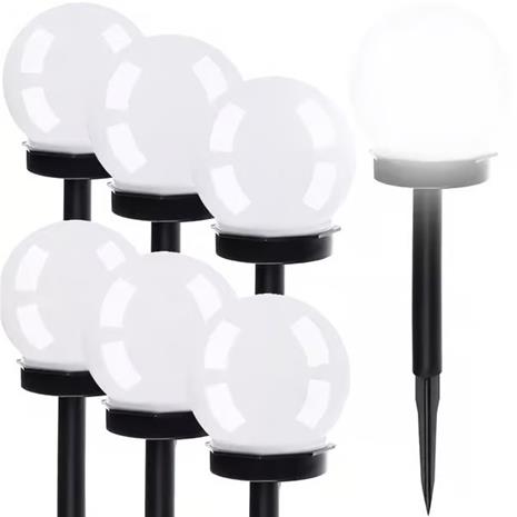 Pallomaiset aurinkolamput - 6 kpl