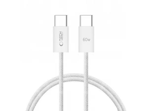 Tech-Protect UltraBoost Classic USB-C / USB-C PD 60W 3A 1m Cable - White