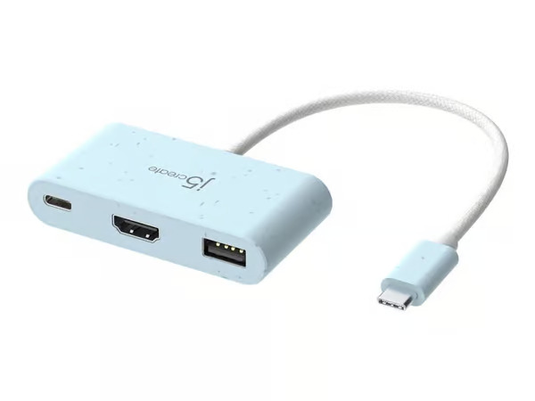 j5create JCA379EC - USB-C® to HDMI™ & USB™ Type-A with Power Delivery