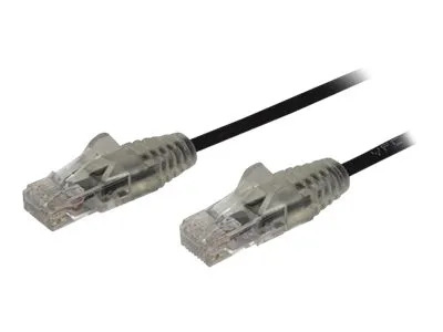 StarTech.com 0.5 m CAT6 Cable - Slim - Snagless RJ45 Connectors - Black