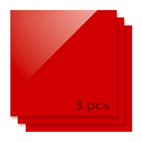 Xtool 3 Mm Red Acrylic Sheets (3-pack) – kuva 2/2