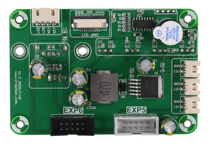 Creatbot F1000 / D600 U Disk Reader Pcb
