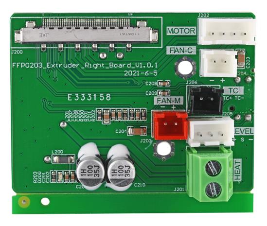 Flashforge Creator 3 Pro Right Extruder Board