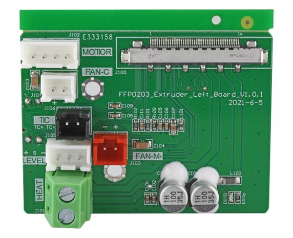 Flashforge Creator 3 Pro Left Extruder Board