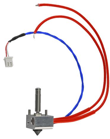 Flashforge Creator 3 Pro Left Hot-end Assembly - Hardened Steel - 0,4 Mm – kuva 2/2