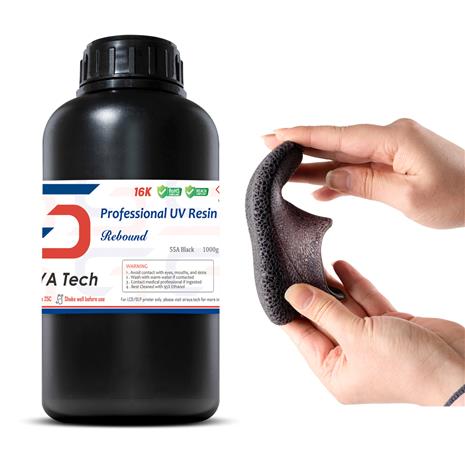 Siraya Tech -rebound 55a Black - 1kg Resin – kuva 2/2