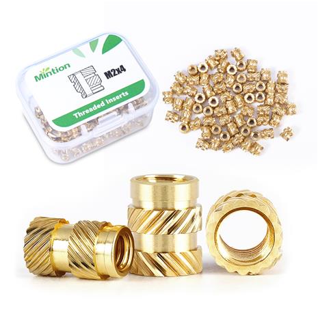 Mintion M2 X 4mm X 3,6mm Threaded Insert Set - 70 Pcs – kuva 2/2