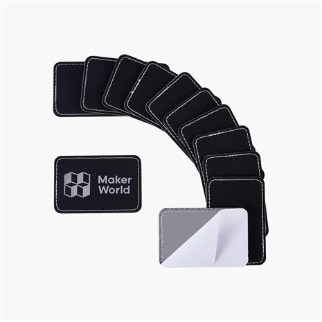 Bambu Lab Rectangular Pu Iron-on Patch (10pcs)