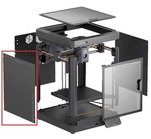 Elegoo Centauri Carbon Left Sealing Plate