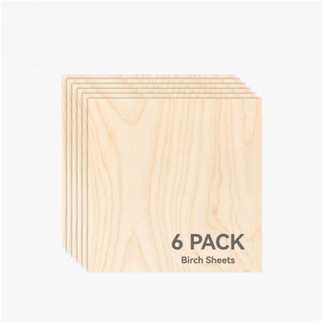 Bambu Lab 3mm Birch Plywood (6pcs)