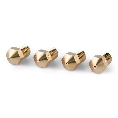 Reprap M6 Brass Nozzle 3mm - 0,4 Mm - 4 Pcs