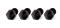 Reprap M6 Hardened Nozzle 3mm - 0,4 Mm - 4 Pcs – kuva 2