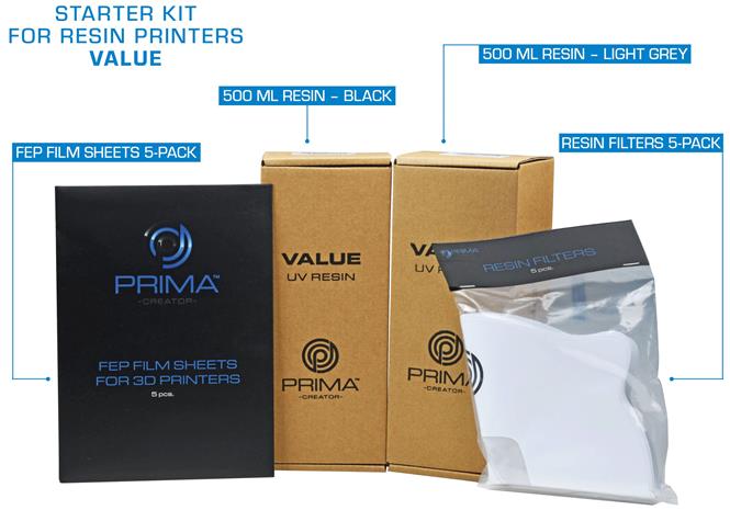 Primacreator Starter Kit For Resin Printers - Value