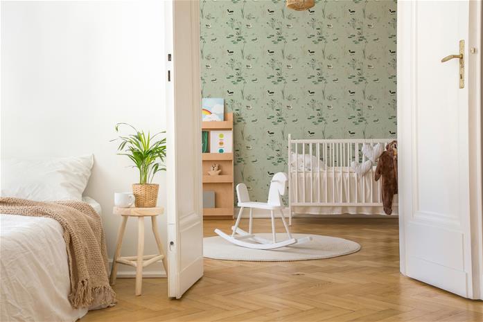 Magic pond Soft Green - 1029201-04 Tapetti