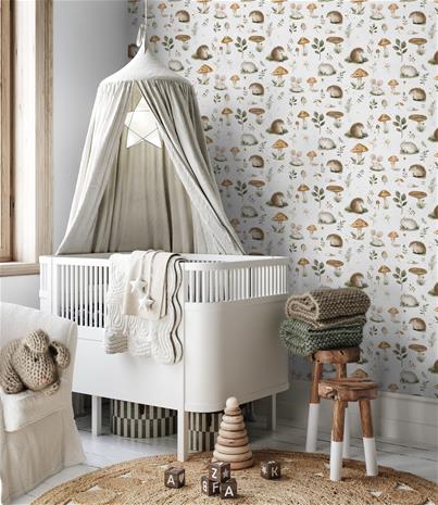 Mushroom dream Soft Grey - 1029301-01 Tapetti