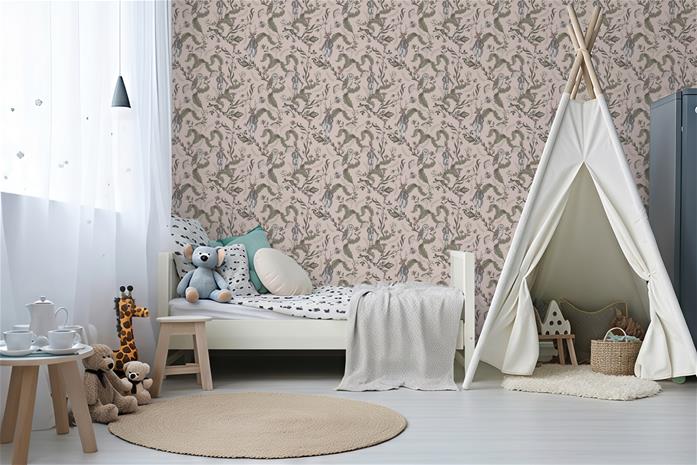 Spring magic Soft Pink - 1031001-02 Tapetti
