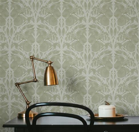 Peaches in Green - 1033501-03 Tapetti