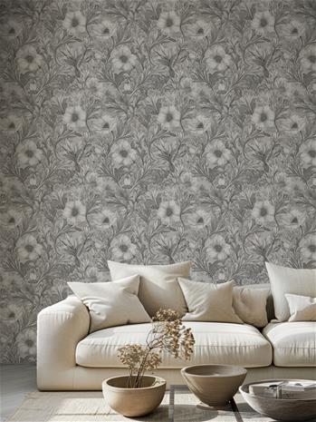Marcelle Dark Grey - 1072401-06 Tapetti