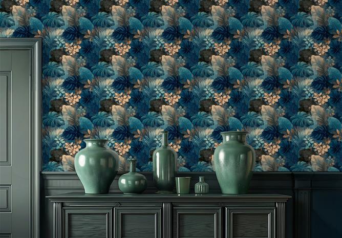 Nadim Blue - 1093901-04 Tapetti