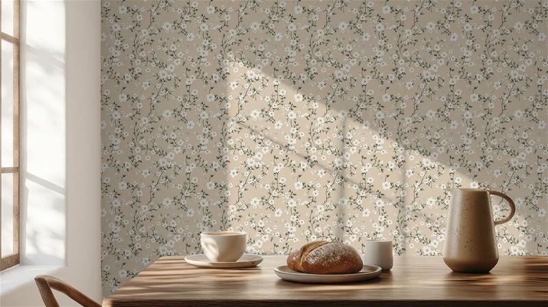 Stina Beige - 1043301-01 Tapetti