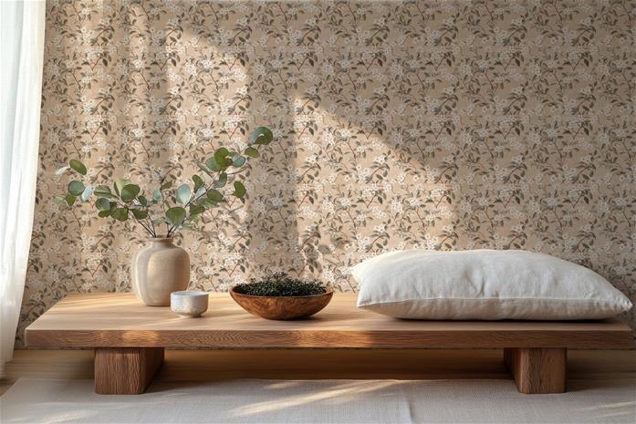 Ingalill Beige - 1045601-04 Tapetti