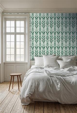 Isak Light Green - 1045901-02 Tapetti – kuva 3/3