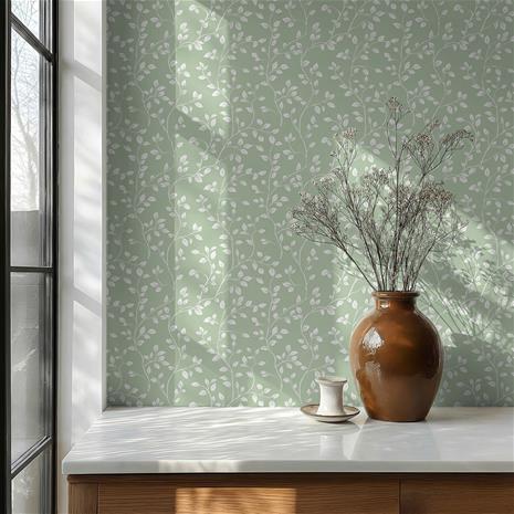 Truls Dark Green - 1048001-06 Tapetti