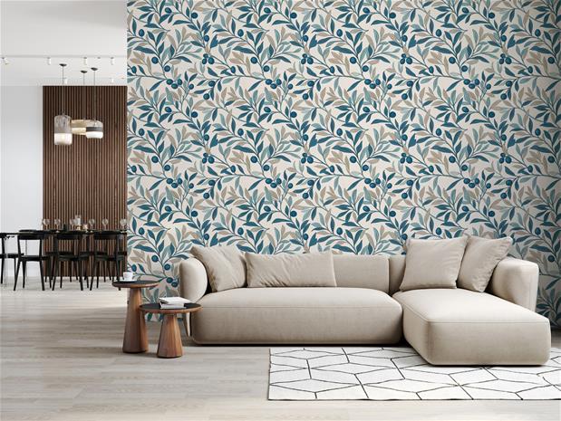 Janina Blue - 1065201-01 Tapetti