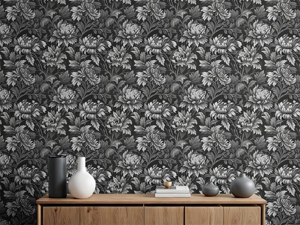 Stella Dark Grey - 1000603-07 Tapetti – kuva 4/4