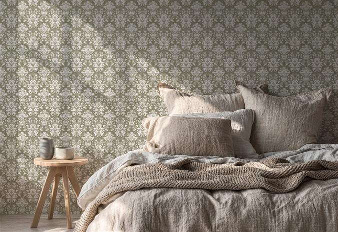 Petra Olive Green - 1000801-01 Tapetti – kuva 4/4