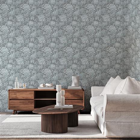 Saga Grey Blue - 1009401-03 Tapetti