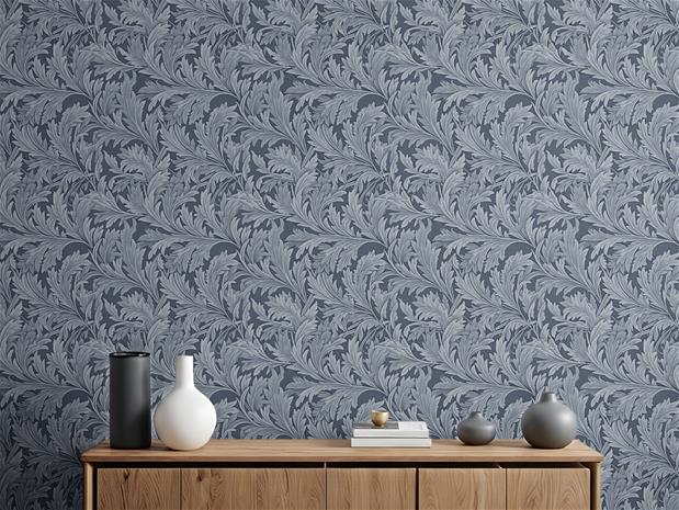 Kenza Dark Blue - 1019002-07 Tapetti
