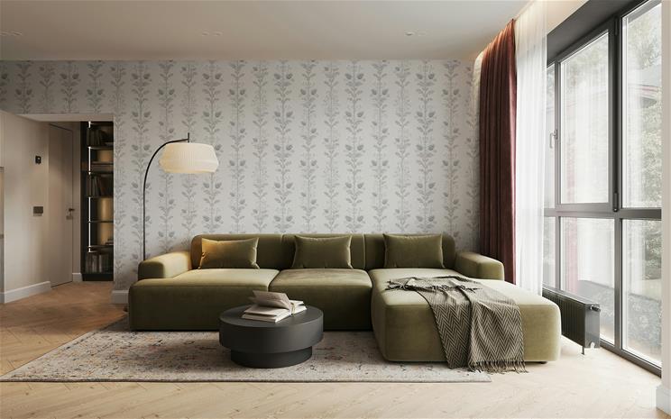 Tibertius Light Grey - 1105801-02 Tapetti