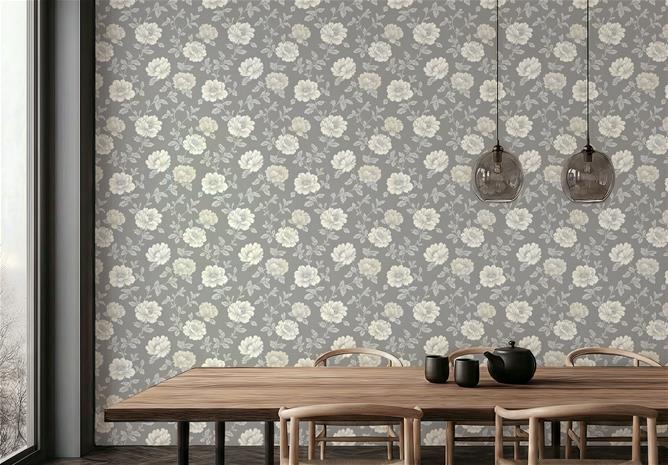 Janice Dark Grey - 1107101-01 Tapetti