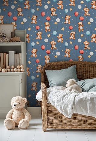 Ted Dark Blue - 1073901-02 Tapetti – kuva 3/3