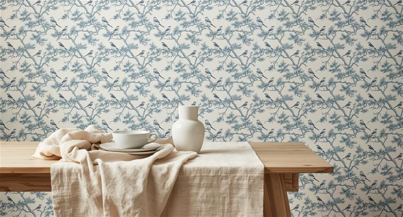 Sigvard Blue - 1059601-04 Tapetti