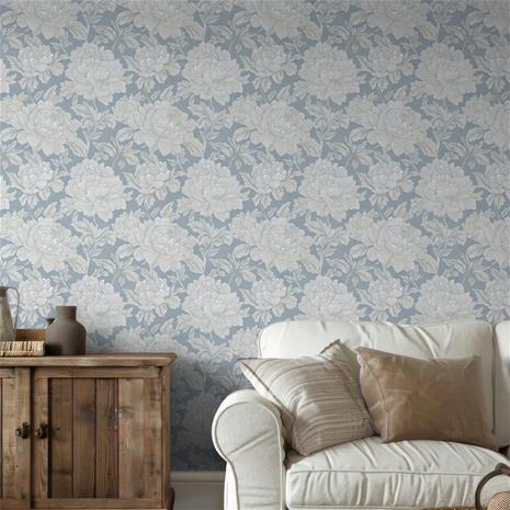 Svea Blue - 1060301-02 Tapetti